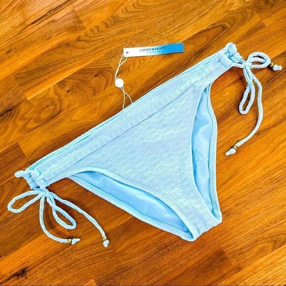 🍋 Lucky Brand • NWT Shoreline Chic Loop-Side Hipster Bikini Bottoms - Picture 3 of 7
